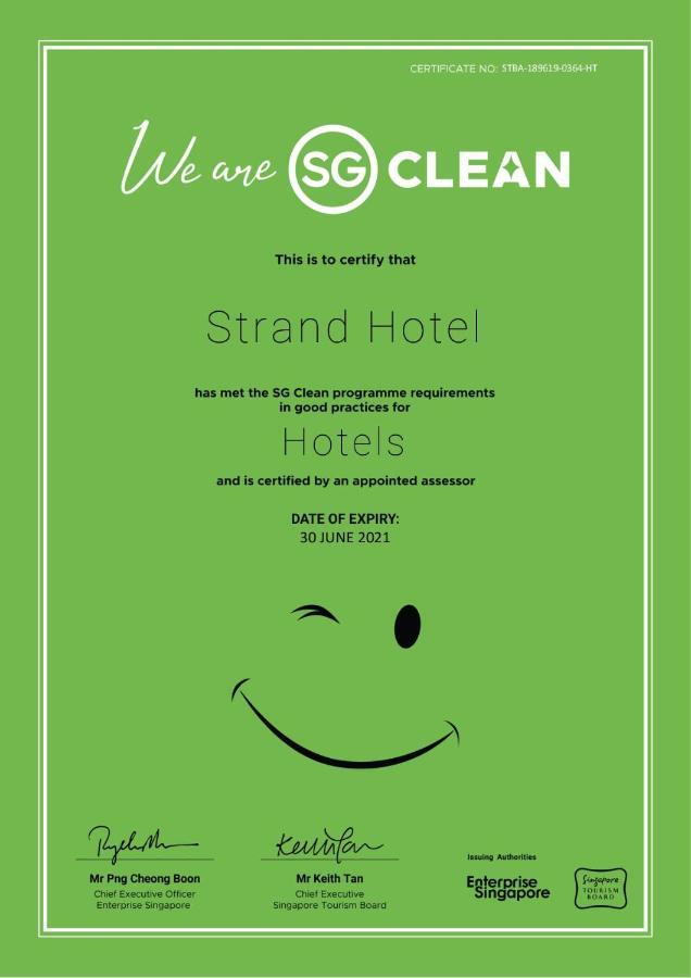 Strand Hotel Сингапур Экстерьер фото